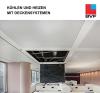 Die Titelseite der neu erschienenen Richtlinie 15.3 Metalldeckensysteme aus der Richtlinienreihe Kühlen und Heizen mit Deckensystemen. (c) BVF