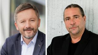 Anton Berger, Bundesinnungsmeister der Installateure und (re.) Christian Bräuer, Bundesinnungsmeister der Elektriker